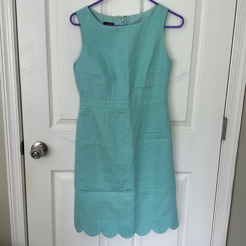 Talbots scalloped shift